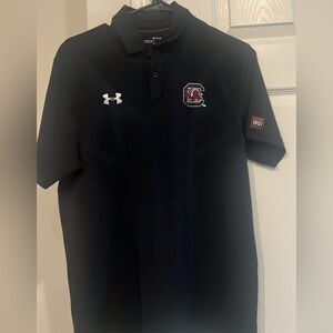 University of South Carolina Gamecocks under Armour heatgear polo.